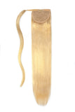 Light Golden Blonde (#16) Straight Up Wrap Around Ponytail Extension