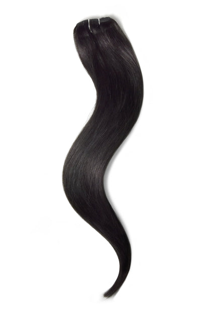 one piece hair extensions clip in natural black