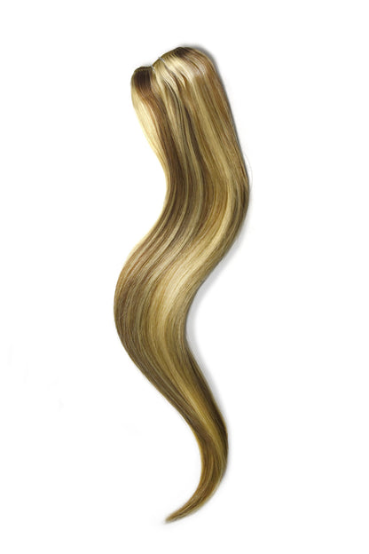 dark blonde highlights one piece hair extensions clip in 