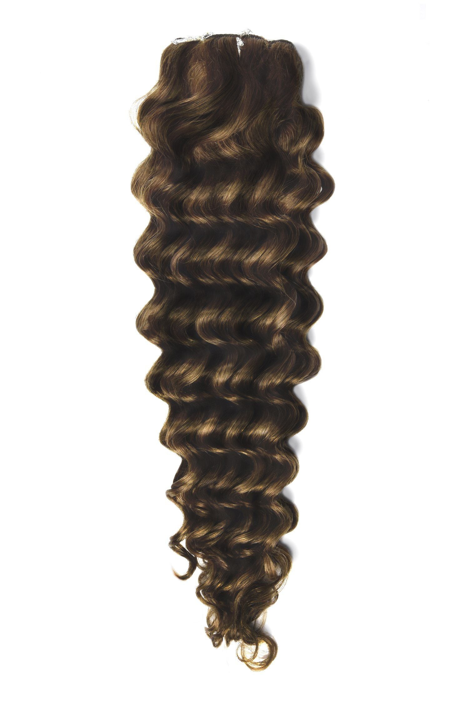 Espresso Melt Curly Clip Hair Extensions
