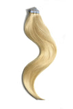 Bleach Blonde (#613) Tape In Hair Extensions