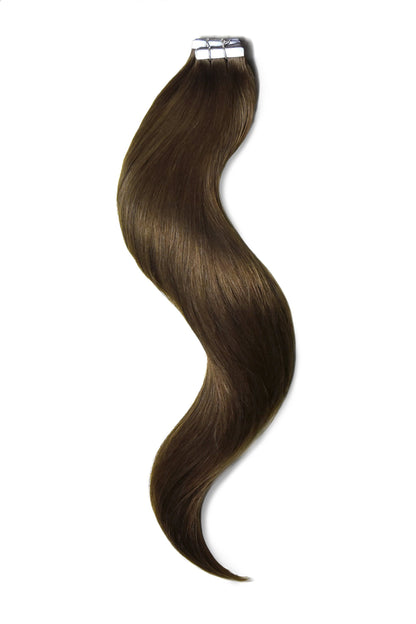 Tape in Remy Human Hair Extension Mousey Brown (#6B) Tape in Hair Extensions cliphair 