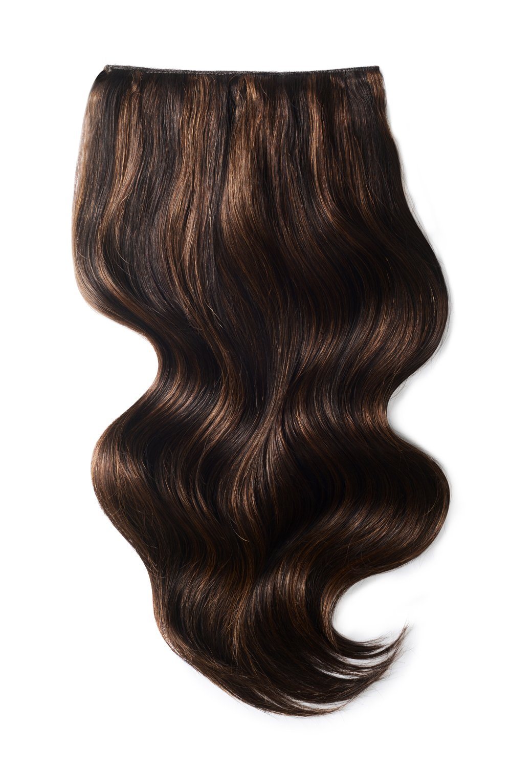 Espresso Melt Double Wefted Full Head Clip Hair Extensions