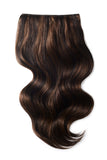 Espresso Melt (#2/4/6) Double Wefted Full Head Clip In Hair Extensions