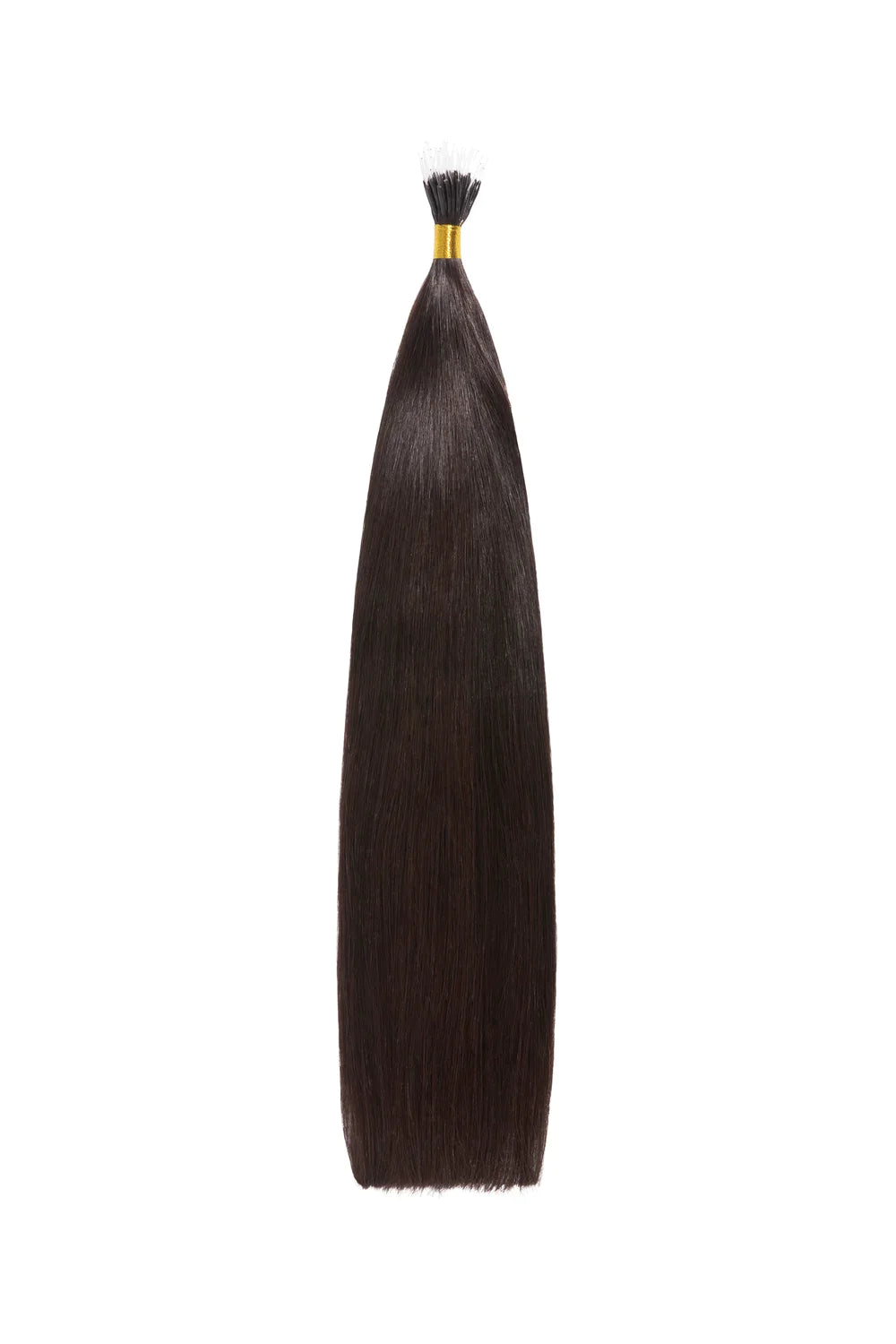 Darkest Brown (2) Remy Royale Nano Bond Hair Extensions Cliphair UK