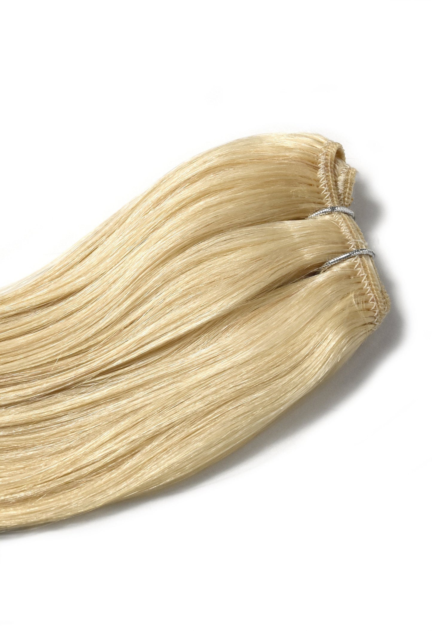 one piece hair extensions clip in light ash blonde hair