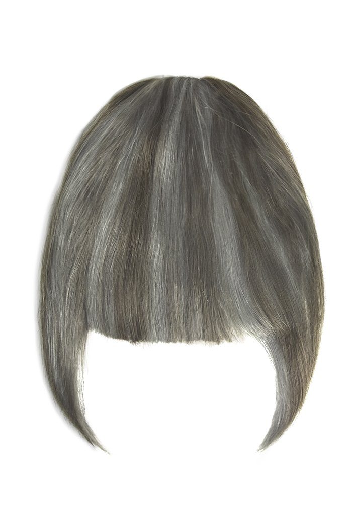 Silver & Ash Clip Fringe
