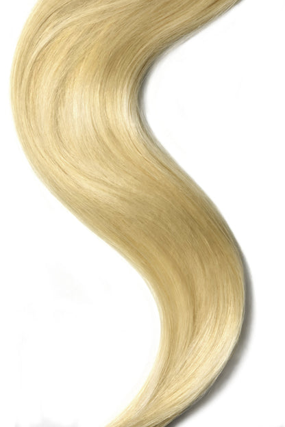 real human hair tape in extensions bleach blonde 613