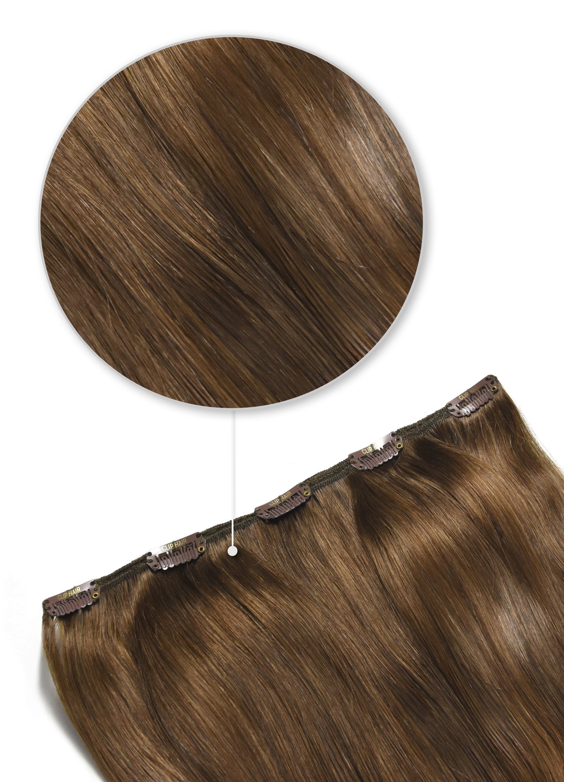 Toffee One Piece Hair Extensions