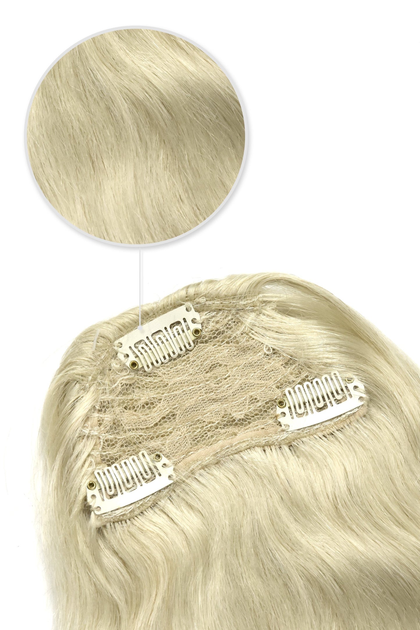 Clip in /on Remy Human Hair Fringe / Bangs - ICEBLONDE Clip In Fringe Extensions cliphair 