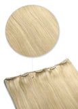 Light Ash Blonde (#22) One Piece Clip In Hair Extensions (Top-Up)