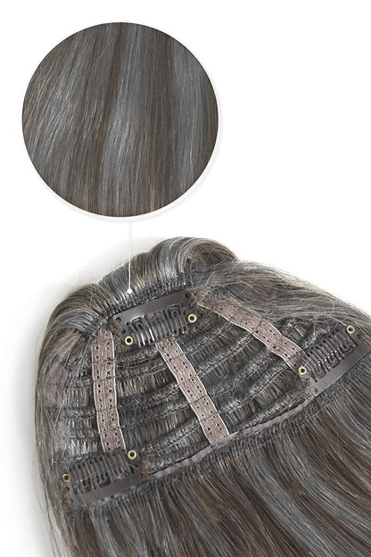 Clip in /on Human Hair Fringe / Bangs #9/SG Clip In Fringe Extensions cliphair 
