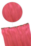 Pink One Piece Clip In Hair Extensions (Top-Up)