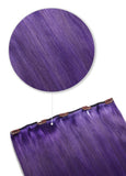 Purple One Piece Clip In Hair Extensions (Top-Up)