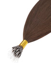 Medium Brown (#4) Remy Royale Nano Bond Hair Extensions