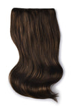 Medium Brown (#4) Double Wefted Full Head Clip In Hair Extensions