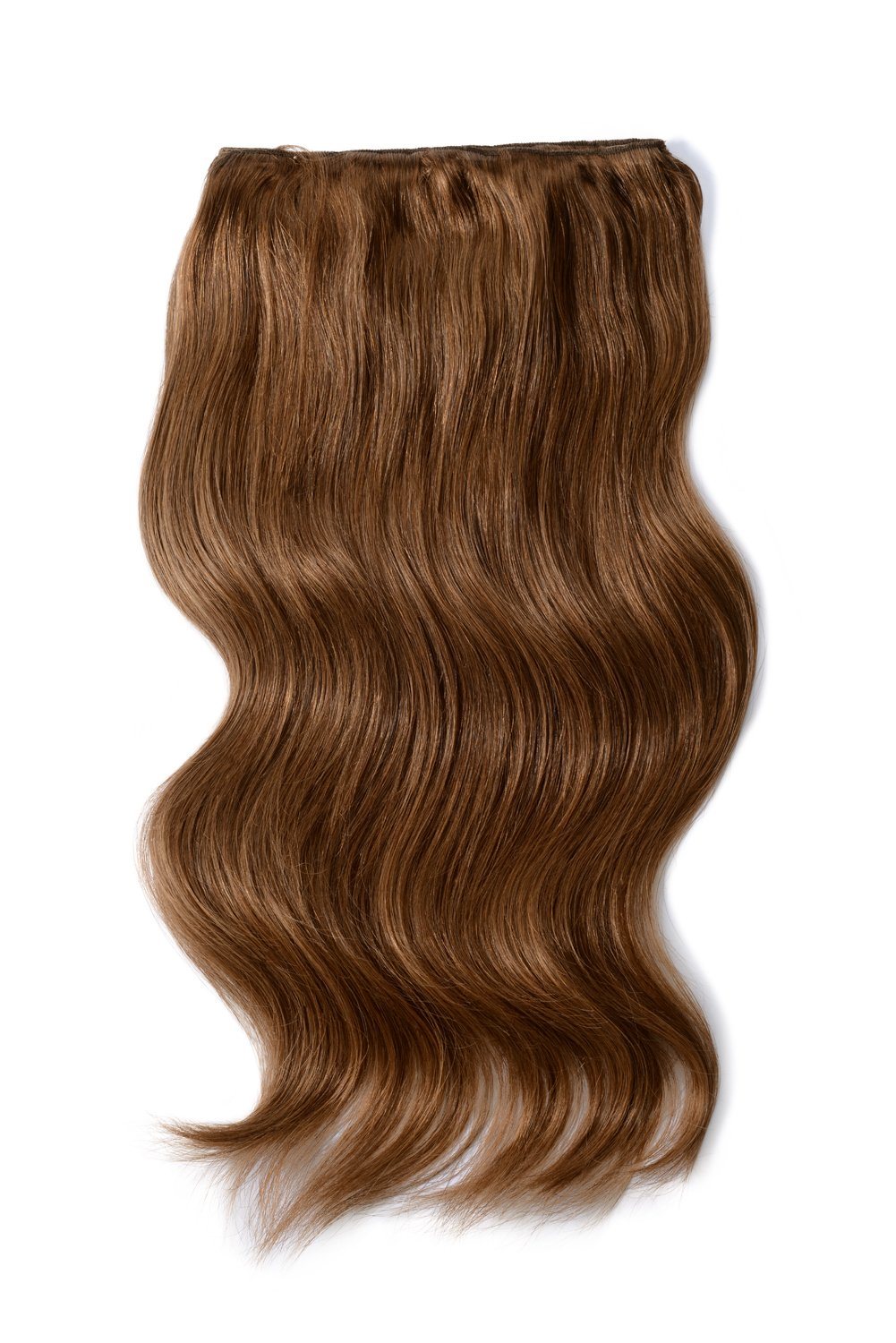 Toffee Double Wefted Full Head Clip Hair Extensions