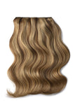 Hazelnut Brondie (#6/27) Double Wefted Full Head Clip In Hair Extensions