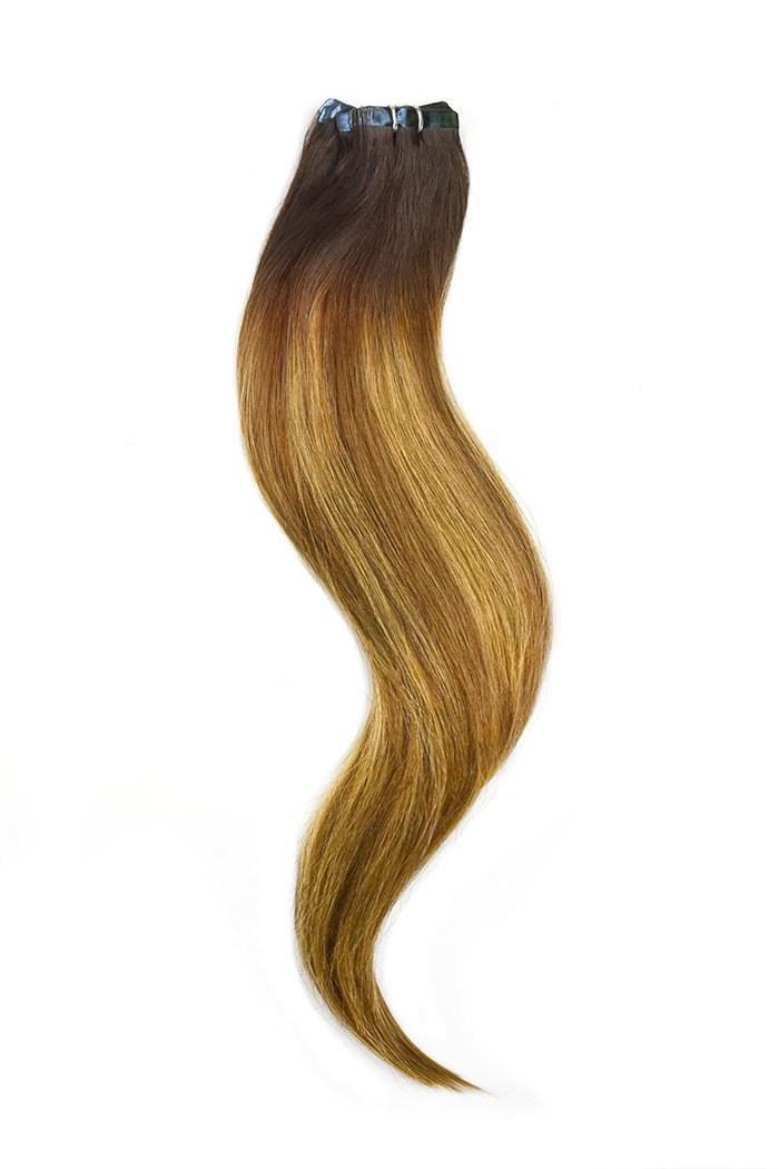 Chestnut Honey Balayage Tape Hair Extensions