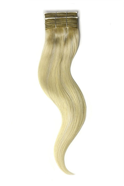 Remy Human Hair Weft/Weave Extensions - BlondeMe (#60/SS) Euro Straight Hair Weft / Weave Cliphair UK 