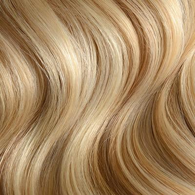 Natural Sandy Blonde (#12/16/613) Supreme Quad Weft One Piece Clip In Hair Extensions