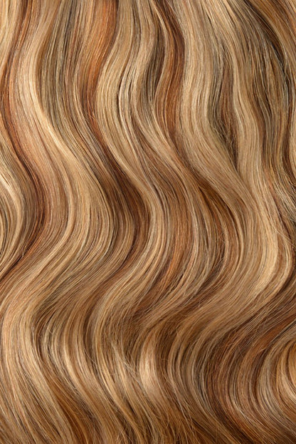 Double Wefted Full Head Clip in Human Hair Extensions - #27/30 Double wefted full head Cliphair UK 