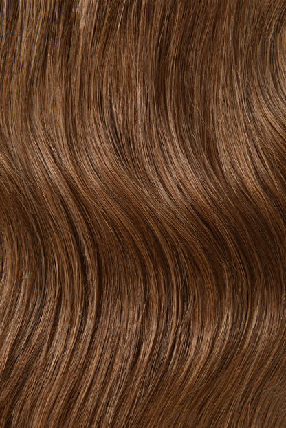Toffee Brown (#5) Nano Ring Hair Extensions