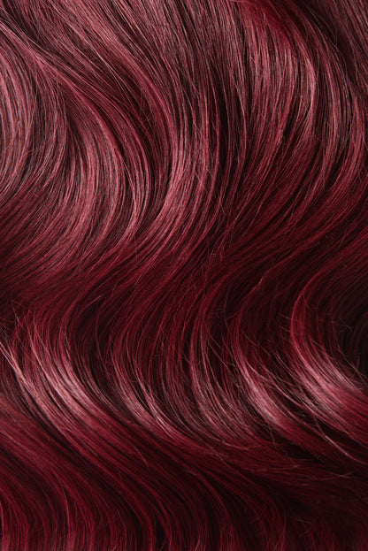 Mahogany Red (#99J) Nano Ring Hair Extensions