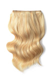 Double Wefted Full Head Remy Clip in Human Hair Extensions - Goldilocks (#16/613)