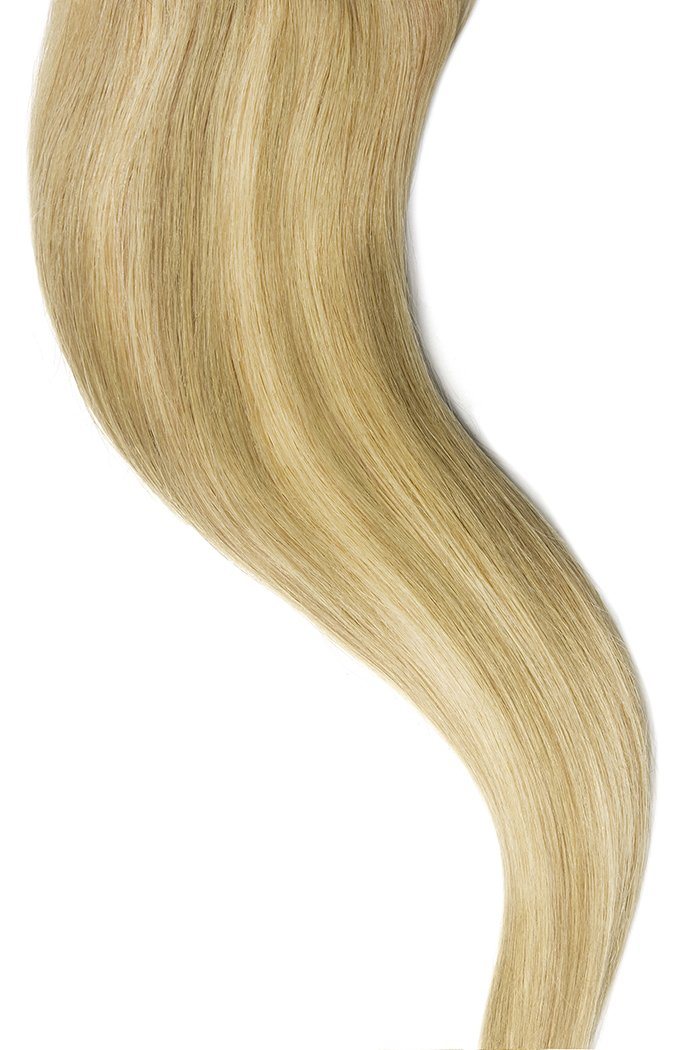 Lightest Brown Light Ash Blonde Mix Euro Straight Hair Weft Weave Extensions