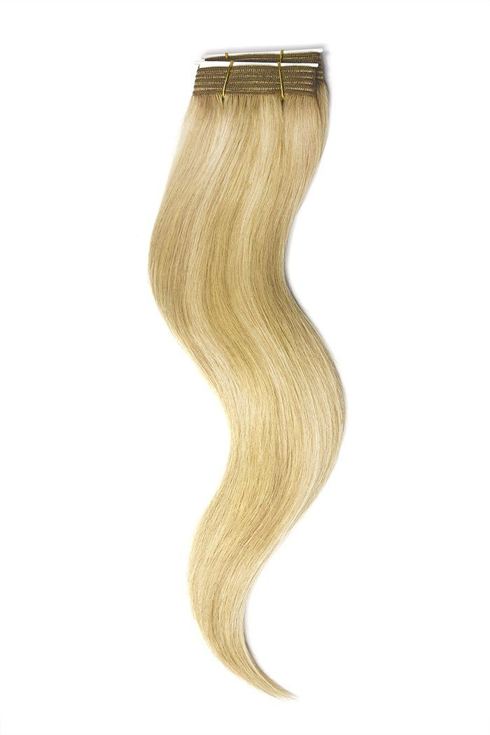 Lightest Brown Light Ash Blonde Mix Hair Extensions