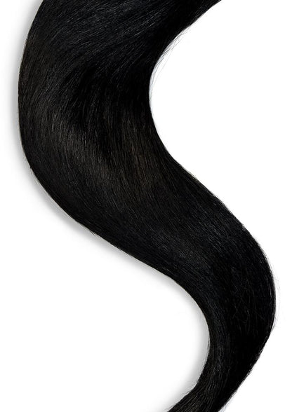 Organic BlackNatural Black Euro Straight Hair Weft Weave Extensions