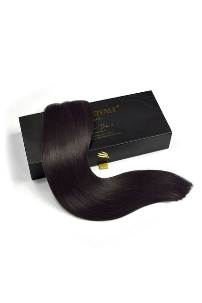 Weft weave hair extensions double drawn hair