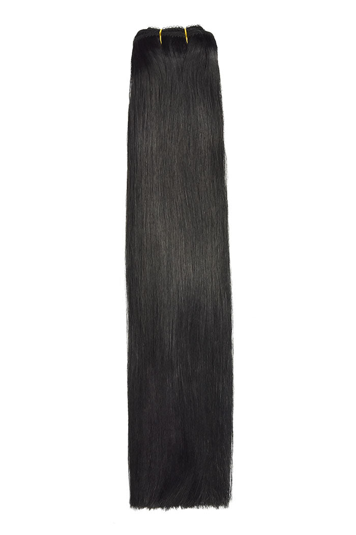 Jet Black Remy Royale Double Drawn Weave Extensions