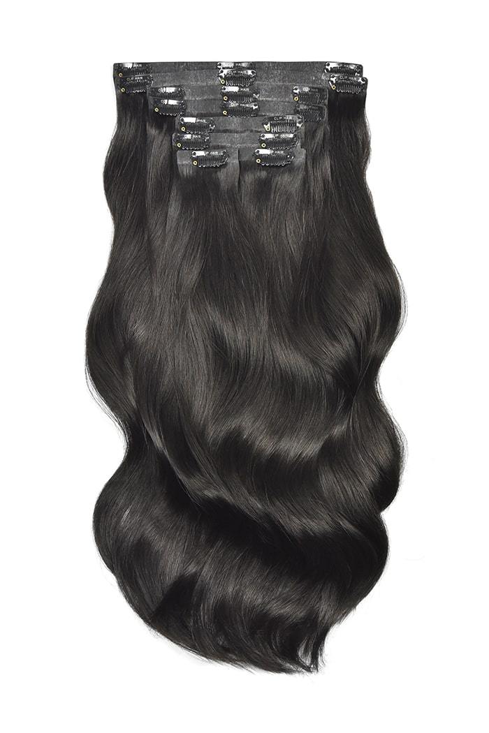Remy Royale Seamless Clip ins - Off/Natural Black (#1B) Remy Royale Seamless Clip ins Cliphair 