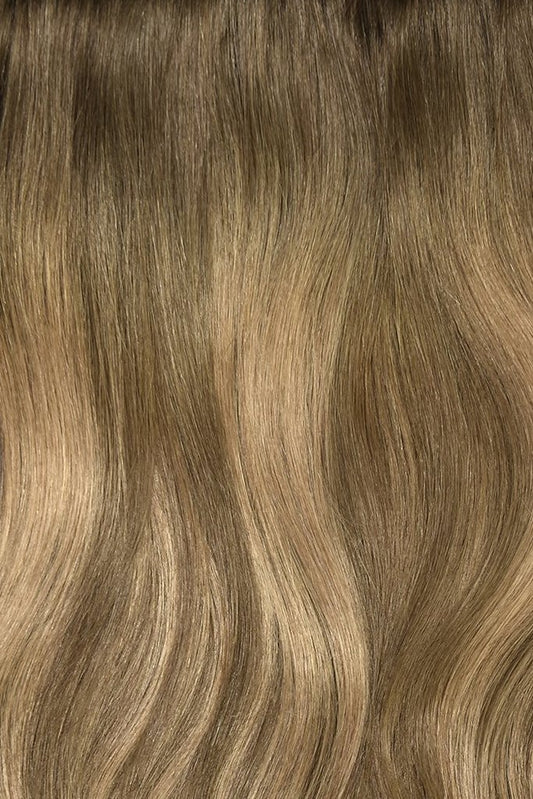 Soft Bronze Balayage Halo Hair Extensions