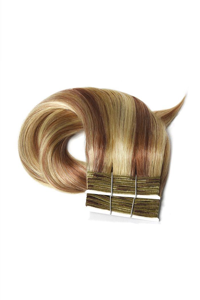 Strawberry Blonde AuburnBleach Blonde Mix (#27-33-613) Human Hair Extensions