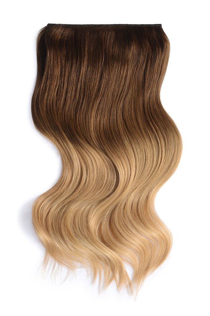 hair-extensions-clip-in-ombre-shade-light-brown-bleach-blonde