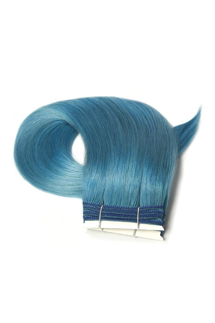 Turquoise Human Hair Extensions