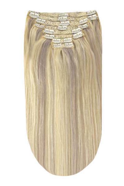 Full Head Remy Clip in Human Hair Extensions - BlondeMe (#60/SS) Full Head Set cliphair 
