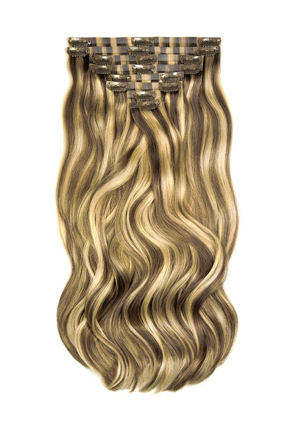 Hazelnut Brondie (#6/27) Double Drawn Seamless Clip In Hair Extensions