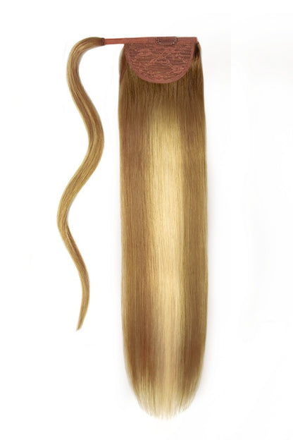 chestnut bronde wrap ponytail full extension