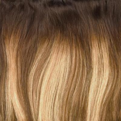 Chestnut Honey Balayage One Piece Clip In Hair Extensions (Top-Up)