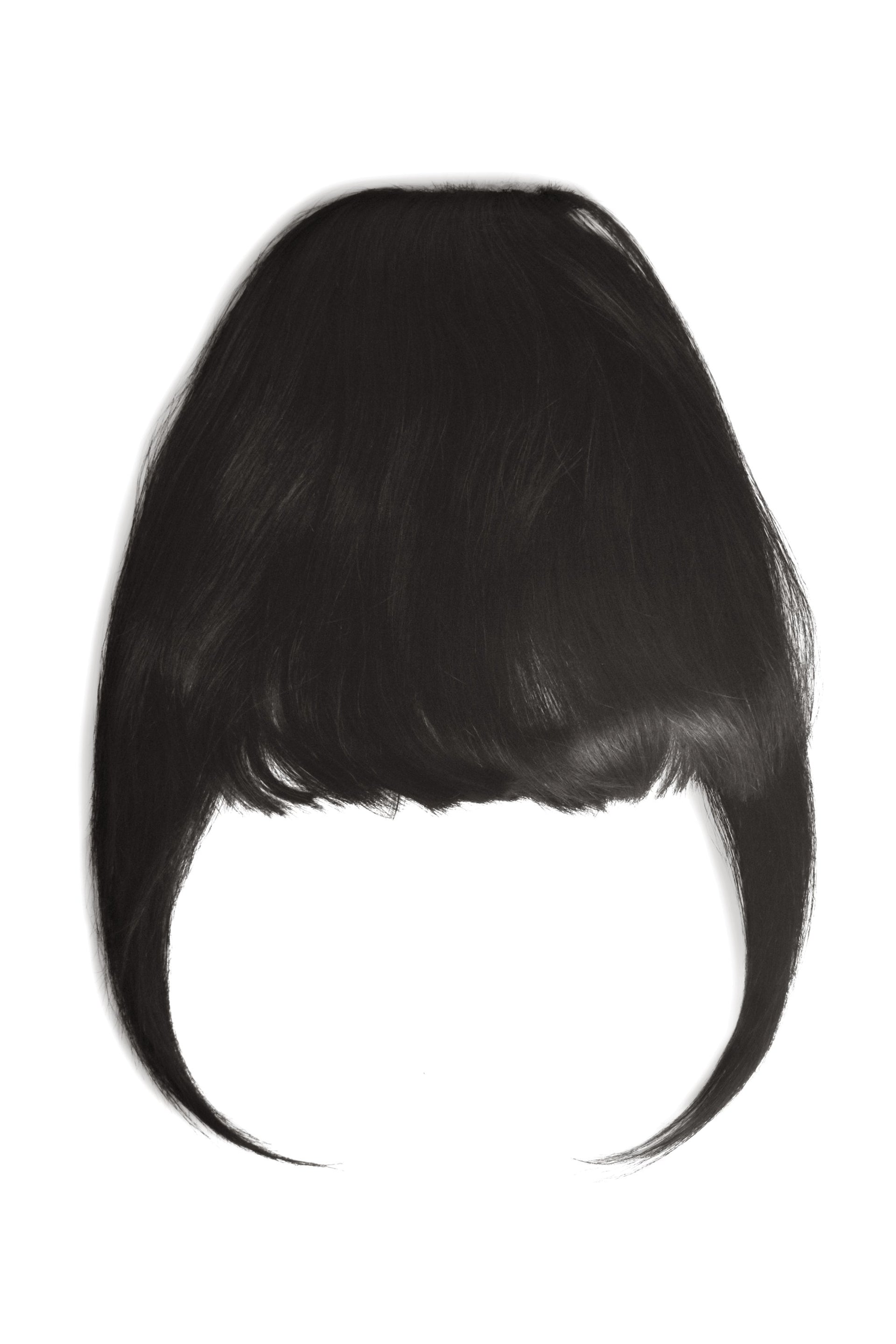 Jet Black Clip Fringe