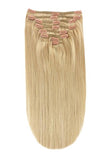 Full Head Remy Clip in Human Hair Extensions - Light Golden Blonde (#16)