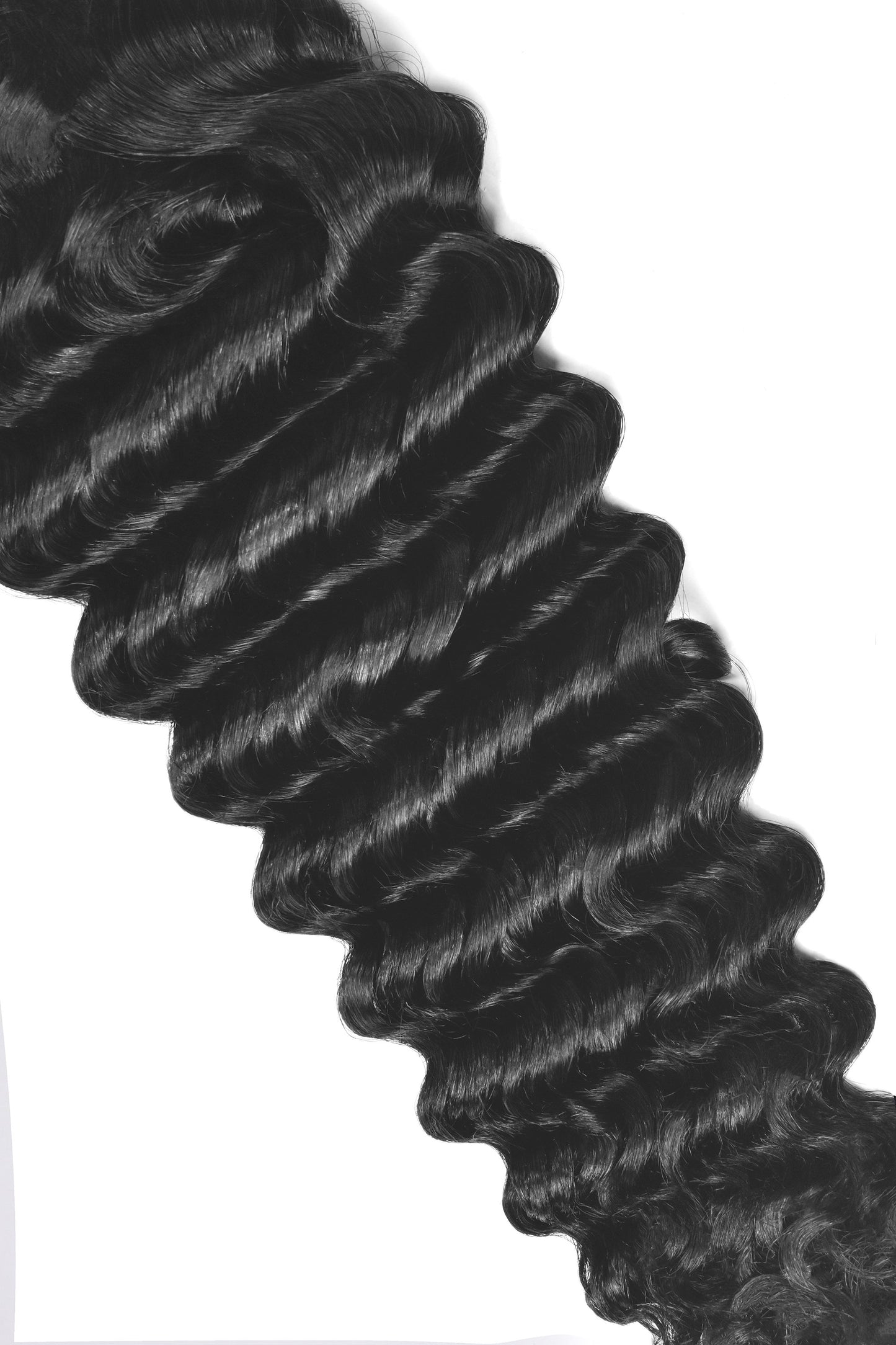 Curly Full Head Remy Clip in Human Hair Extensions - Jet Black (#1) Curly Clip In Hair Extensions cliphair 