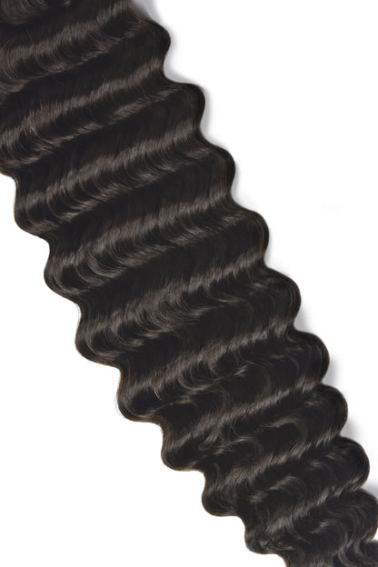 Curly Full Head Remy Clip in Human Hair Extensions - Darkest Brown (#2) Curly Clip In Hair Extensions cliphair 