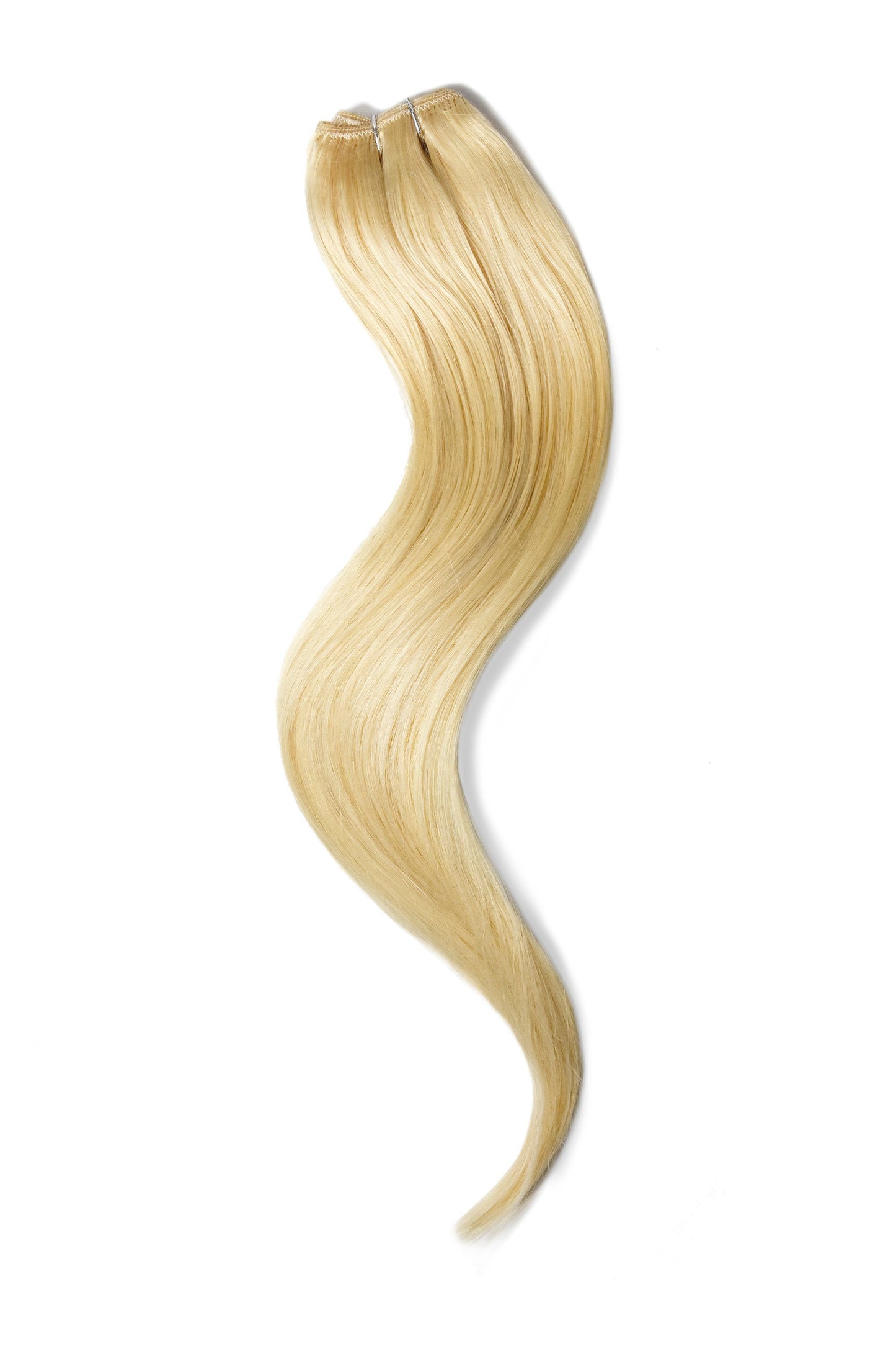 One Piece Top-up Remy Clip in Human Hair Extensions - Light Ash Blonde (#22)