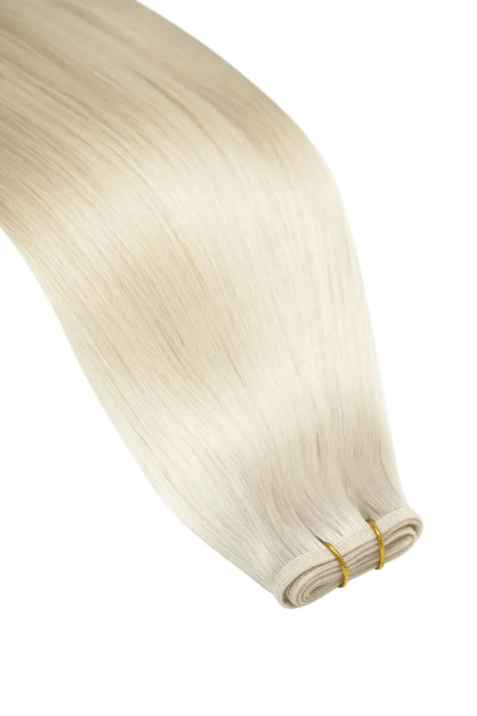 Iceblonde Remy Royale Flat Weft Hair Extensions
