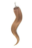 Micro Ring Loop Remy Human Hair Extensions - Lightest Brown (#18)